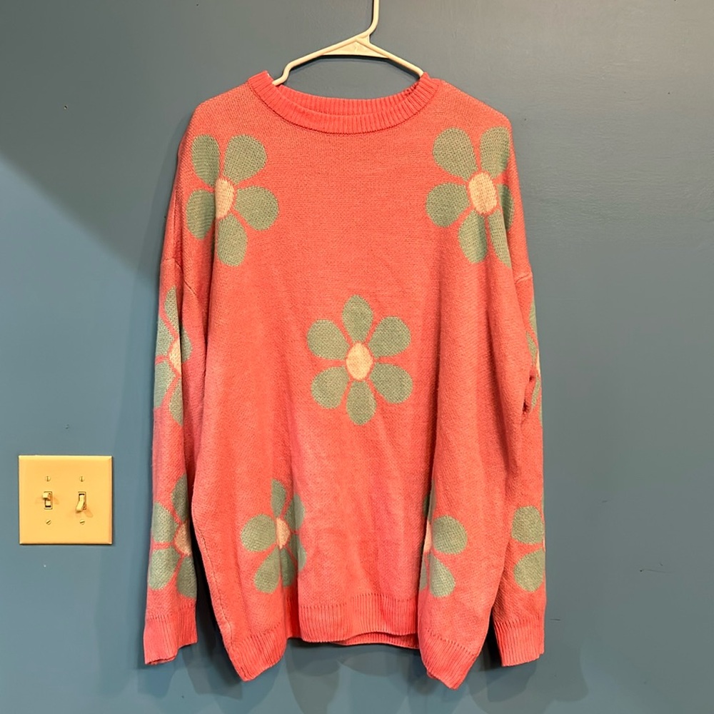 Flower Sweater size XL